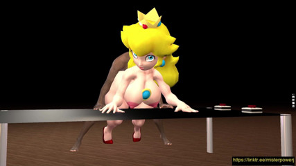 Misterj 3d Studio: Prinzessin peach betrügt mario doggystellung