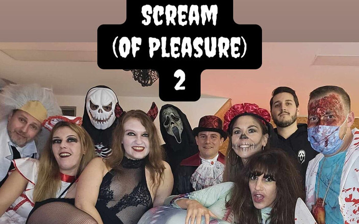 Lety Howl: Grosse orgie d’Halloween 9 dans une barre lévreuse (anal et humide)