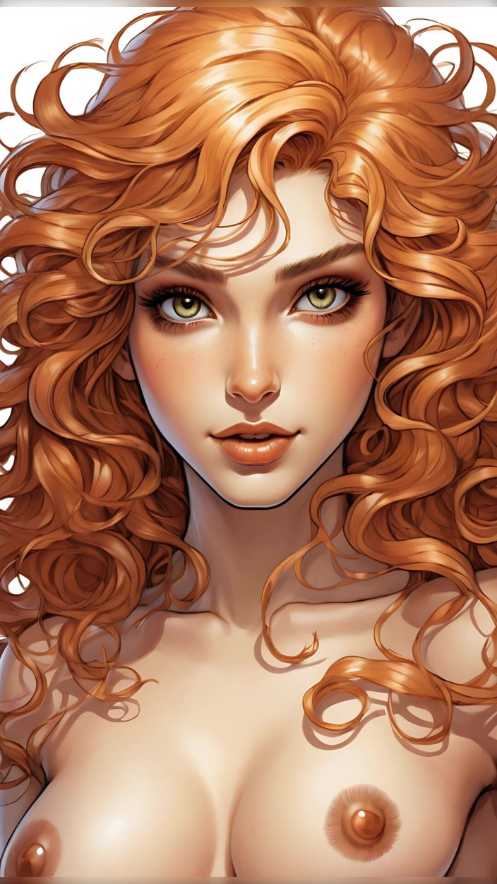 LustRender: Brilhonder Comic Style Nude Elf Girl Slideshow - Sexy Ai Fantasy...