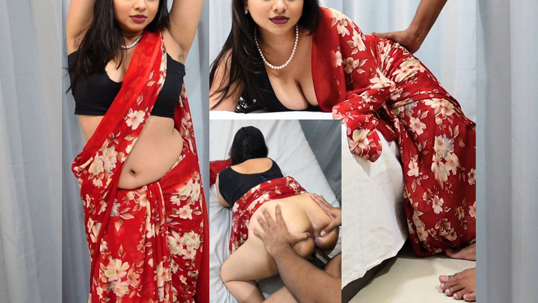 CurvyCumCouple69: Tante hot india lagi asik ngentot pakai kain sosis