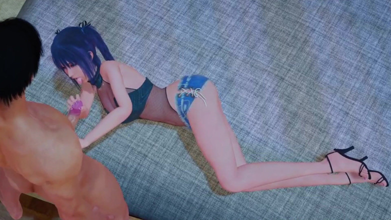 Wraith ward: Gadis Hot Jepang Dengan Rambut Biru Ini Benar-benar Bisa Muasin...