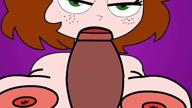Animate golden: Hentai tettona, gioca con le sue tette e la succhia