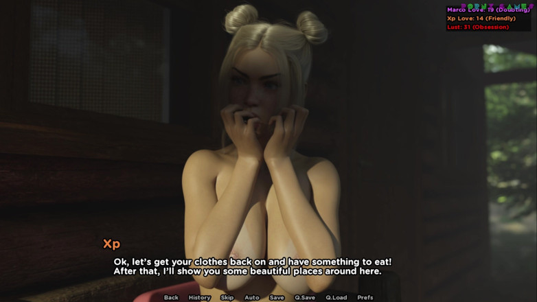 Porny Games: Lounatick의 약혼자 - 유혹에 주고, Law5에서 새아빠로부터 질싸 받기