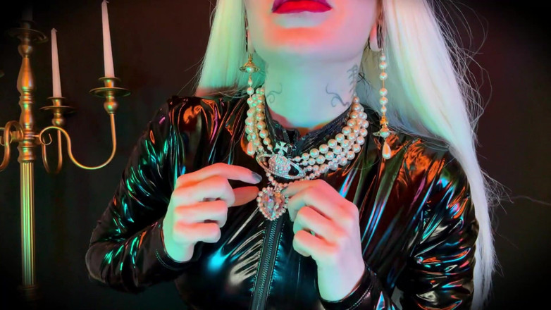 Baal Eldritch: Ressarcir minha nova gargantilha Swarovsky - Findom, Tributo