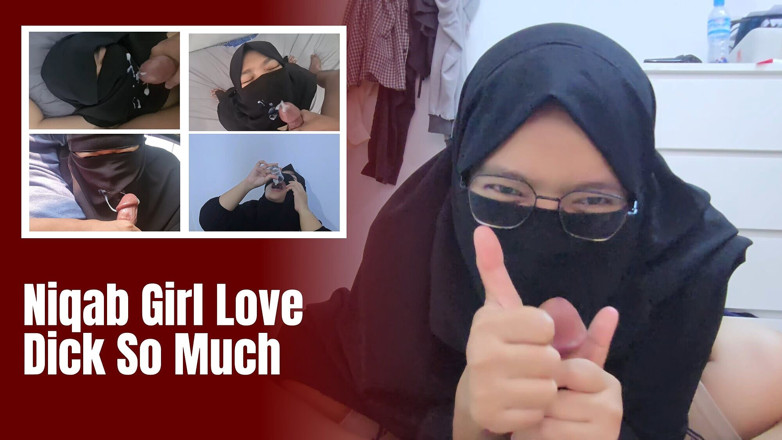 Minokiiko: Tesettürlü peçeli kız yarak çok seviyor, minokiiko derlemesi