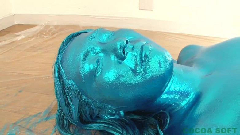 Cocoa Soft: Bleu métallique