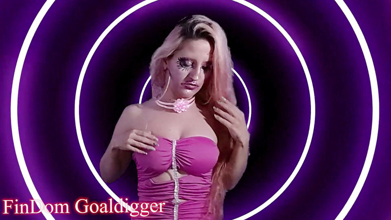 FinDom Goaldigger: Sentez ma bite en plastique pénétrer dans ton cul