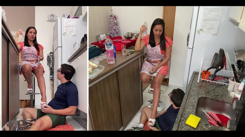 KiffaFeet: Gorąca milf nauczycielka gotowania ep 1