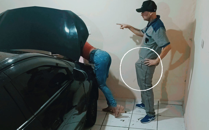 ksalnovinhos: Frecher mechaniker trifft geiles mädchen!