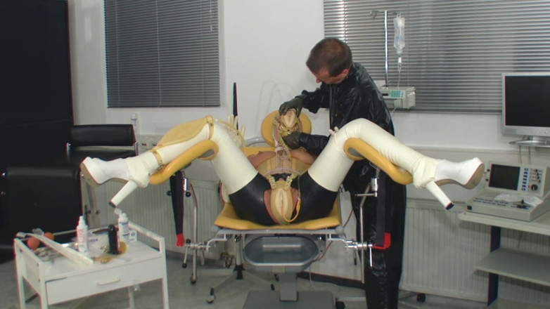 Rubber & Clinic Studio - 1ATOYS: Katheter und bauchsound in latex