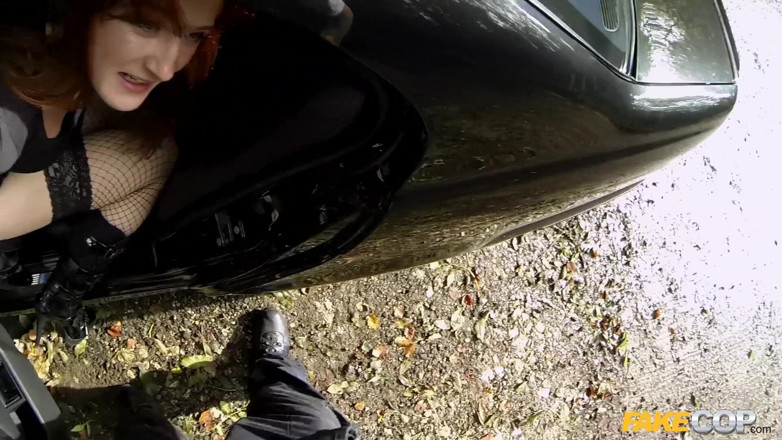 Fake Cop: Training Day: Redhead Hooker Earns Herself an Unlawful Bonus