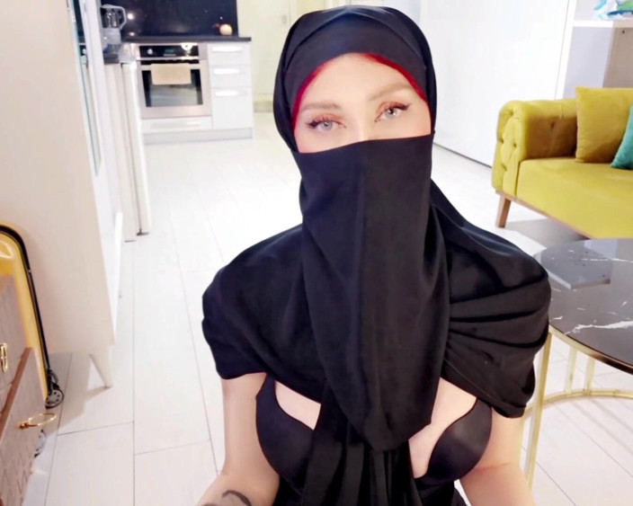 Mistress Rola: You Cum on My Hijap My Cuckold Step-stepson