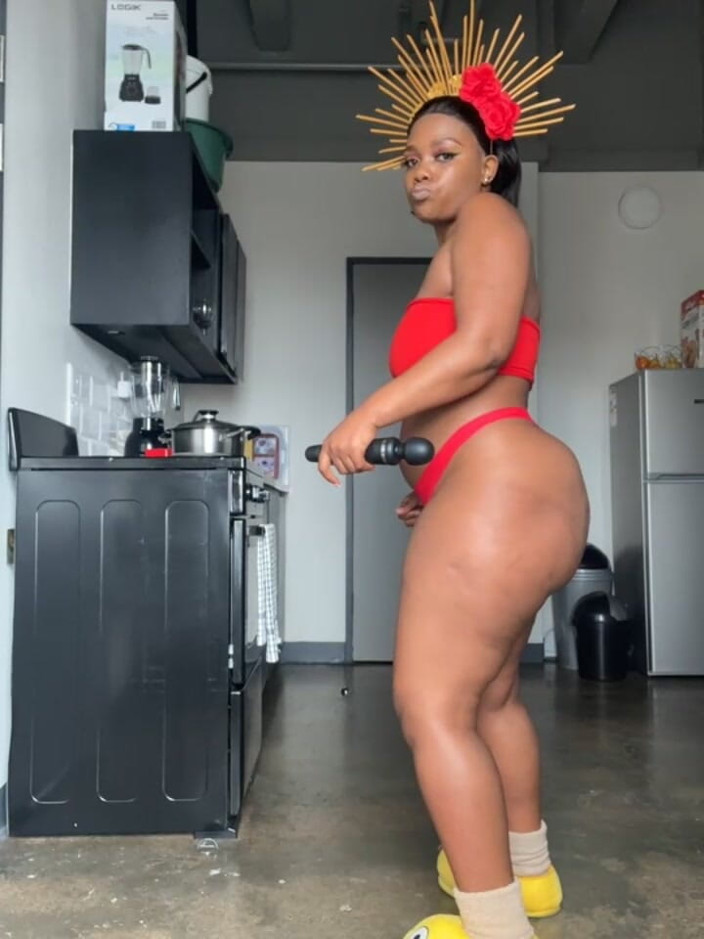 Big black clapping booties: Melancap pantat besar saya dalam pakaian dalam seksi, episod 111112