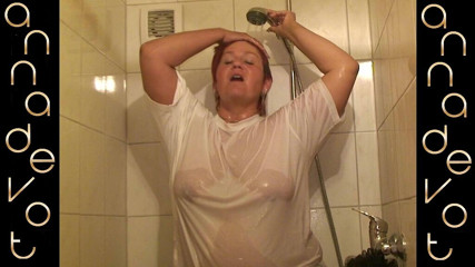 Anna Devot: Annadevot - in a Wet T-shirt Look!!