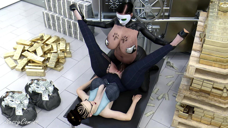 Sassy Comics Trans: Pencuri miang mengongkek dubur pengurus bank selepas merompak bilik kebal -...