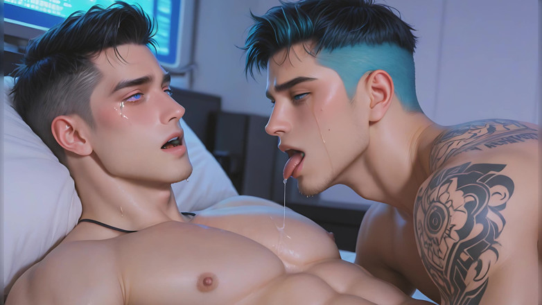 LustMen: Ahegao와 함께하는 이 핫한 Yaoi Edging 장면은 당신을 충격에 빠구리게 할 것입니다.