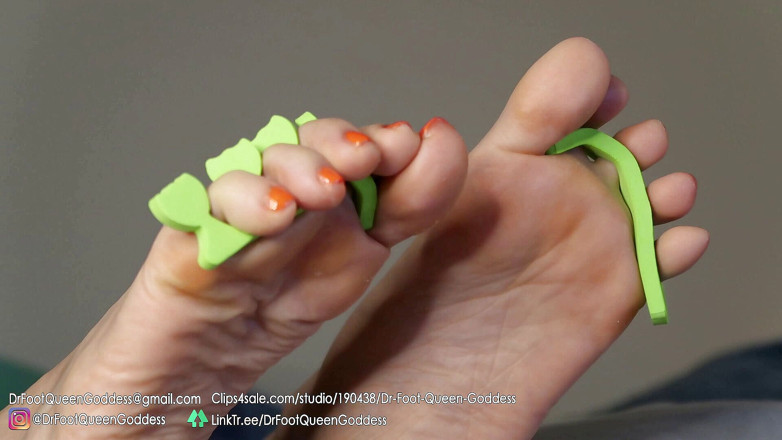 Dr. Foot Queen Goddess: Pedi ei pedicure (oranje) deel 5