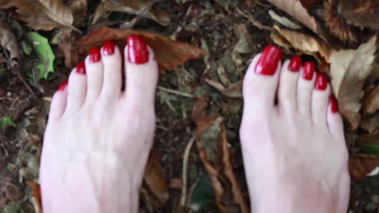 Lilly Disgrace: Wandern im wald