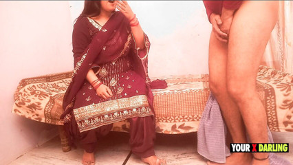 Jony Darling: Punjabi Bhabhi wird von schwager im doggystyle gefickt, klar und...