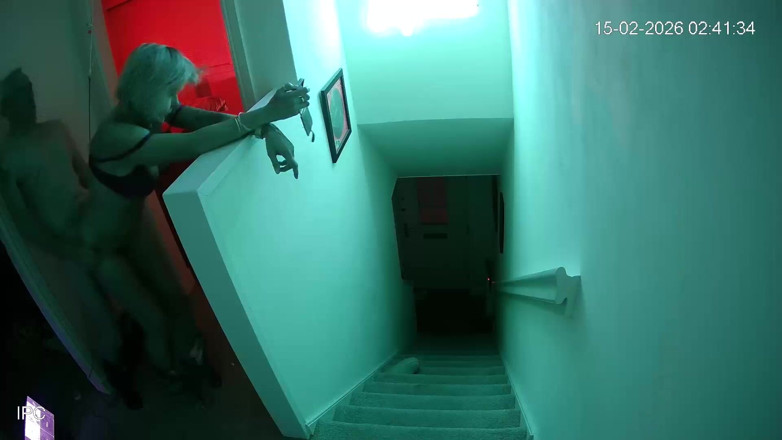 SilverFux: Pris Par Une Caméra De Sécurité. Une Femme Infidèle Flirte...