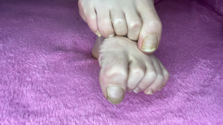Cuteblonde666: Adorazione del piede in primo piano 41
