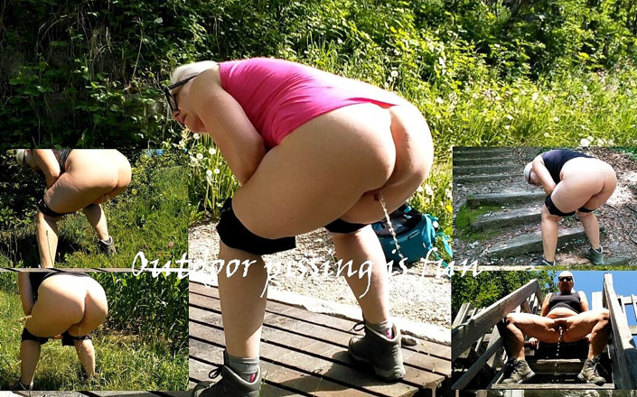 Hotvaleria: Pisser dans la nature, c'est amusant