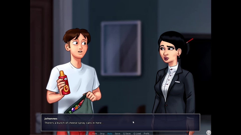 Johannes Gaming: Summertime Saga - 요하네스는 consuela가 일자리를 찾을 수 있도록 도와주었습니다 ... 로즈... Omething ... 요하네스는 리우를 따먹은 후 남편이 들어갔어