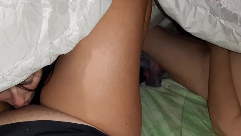 Lesbian-illusion: Our Stepmother Woke up From Our Screams During Sex and...