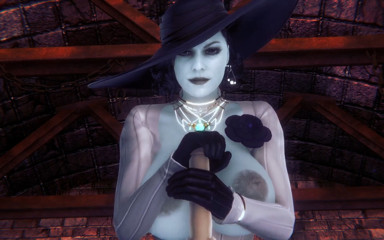 Wraith ward: Lady Dimitrescu fa un pompino : Resident evil village Hentai prody