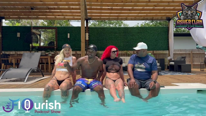 Mr Flourish Live: Mrflourish Podcast cu Invitatul Roxi Keogh, Gigi Patsy și Datjguy în Florida
