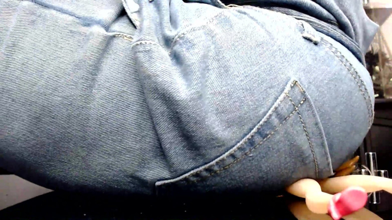 Maeling: Shrunk Teens Crushed in Denim Jeans and Ass Stifled Ignorant