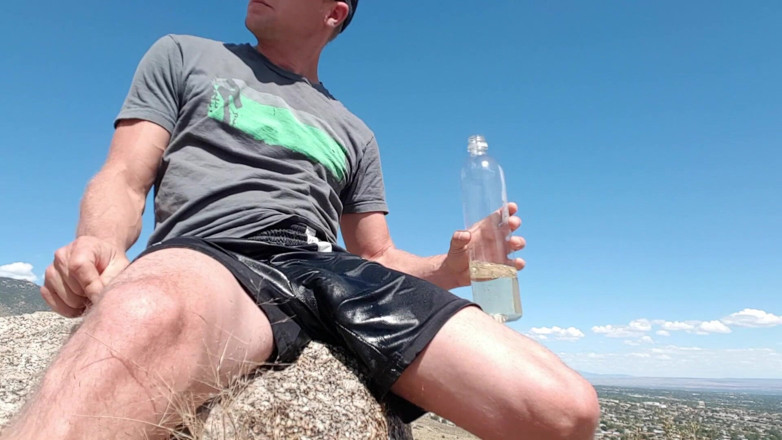 Lapetus: Pouring piss all over my shorts on a hike