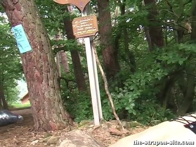 Femdom Classics: A prostituta corno é fodida na floresta