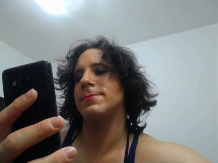 LaraWhiteSissy: Sissy Crossdresser masturbacja spust jedzenie gry kutas trzepanie kulki jebana...