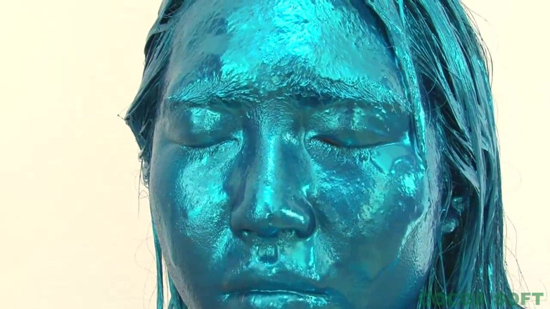 Cocoa Soft: Bleu métallique