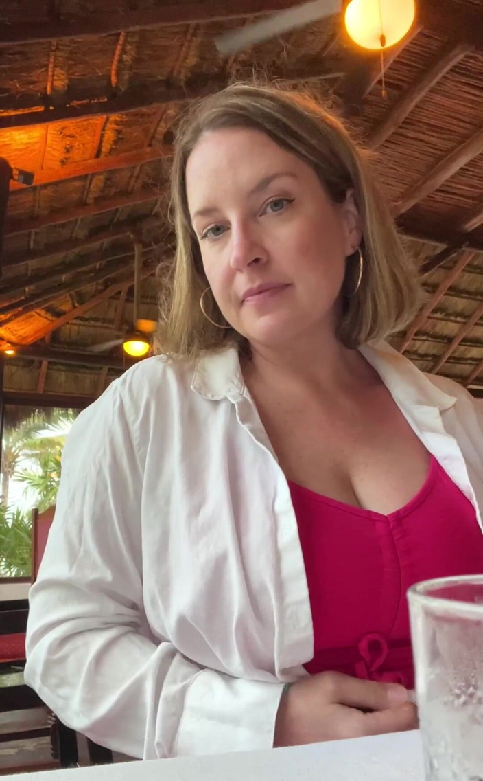 Avril Showers: Curtindo nosso primeiro dia em Cancun.