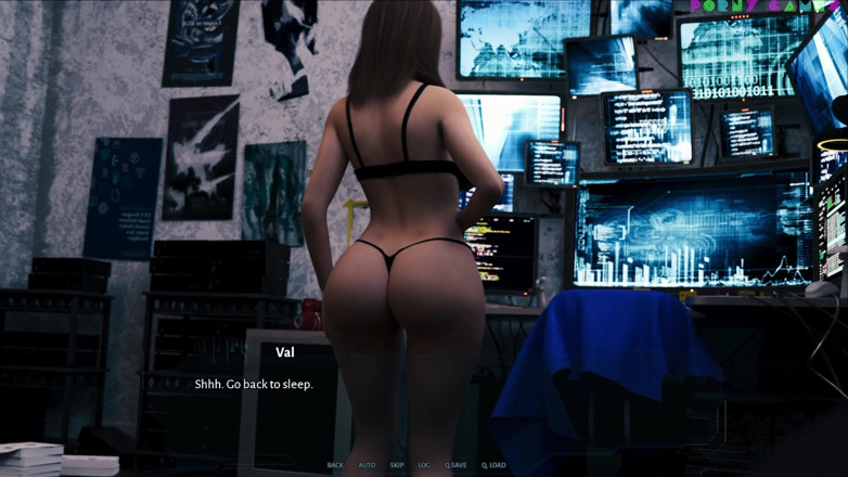 Porny Games: Godaan cybernetic oleh 1thousand - berseronok di kelab malam (2)