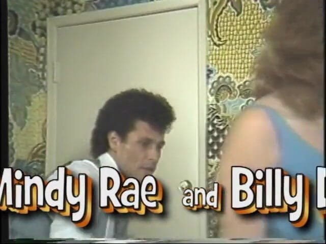 Old Good Porn: Horny slut squeezes her rack and gets fucked doggy-style