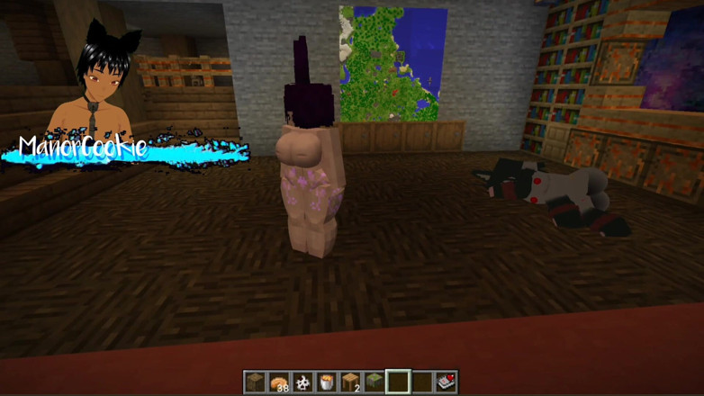 Manor Cookie: Minecraft figura - n mencoba beberapa model baru seperti wanita seksi...