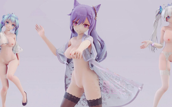 MikuMotion: [mmd] Сяючий Хацуне Кацухару Херлі Бурлі Триосібний стриптиз-еротична форма