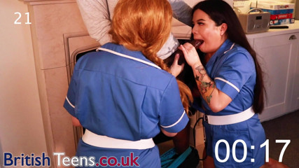British Teens: Cumshot compilaiton - perawat Inggris melakukan yang terbaik
