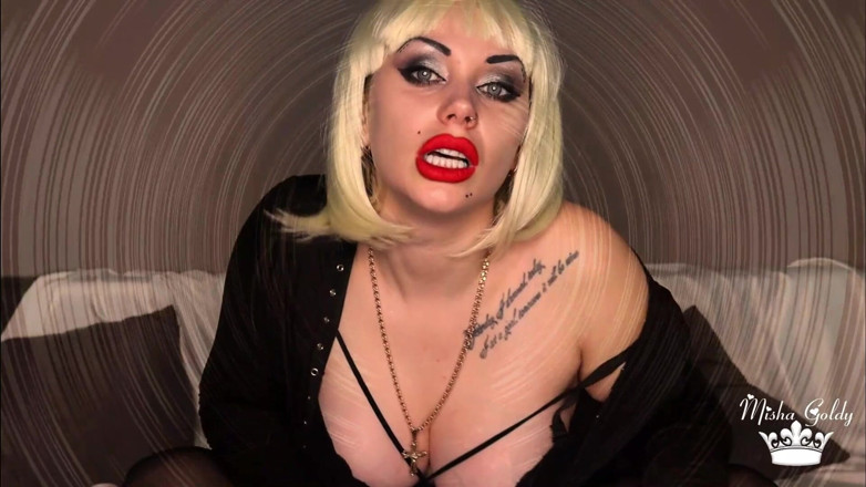 Goddess Misha Goldy: Je vais te taquiner et te refuser encore et encore !...
