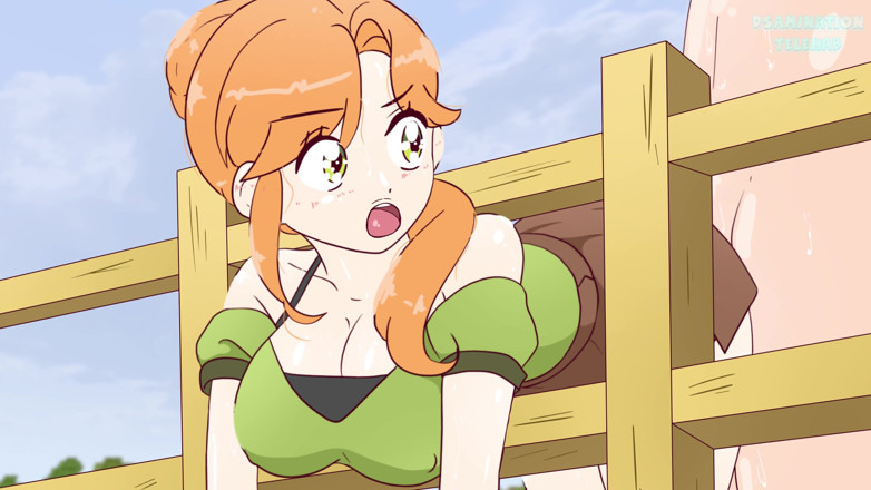 Dsanimation telehab Hentai,Anime.4k: Alex celowo utknęła w płocie, a Steve ją przeleciał! Hentai (anime...