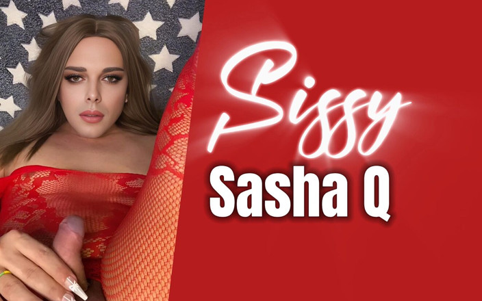 Sasha Q: Соло-камшот сексуальной сисси