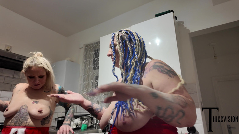 Thiccvision: Mme Clause et ses elfes font une orgie salissante dans...