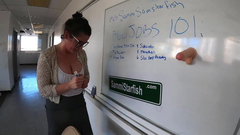 Sammi Starfish: Blowjobs 101 klasse