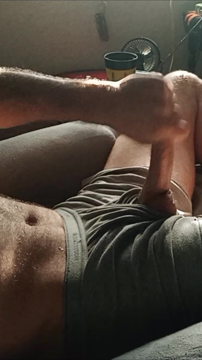 Dirty Donnie: Masturbasi membangunkan kayu melalui lalat Boxers-ku