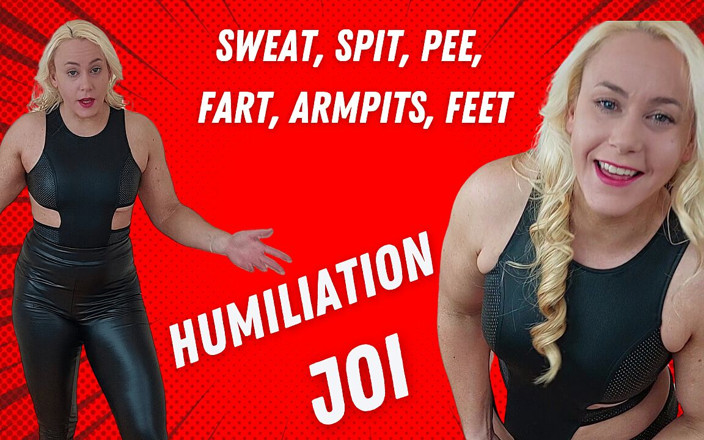 Michellexm: Sueur, pipi, aisselles, pieds, pets, humiliation, coaching masturbatoire (vidéo complète)