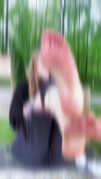 Feet in Public Park
