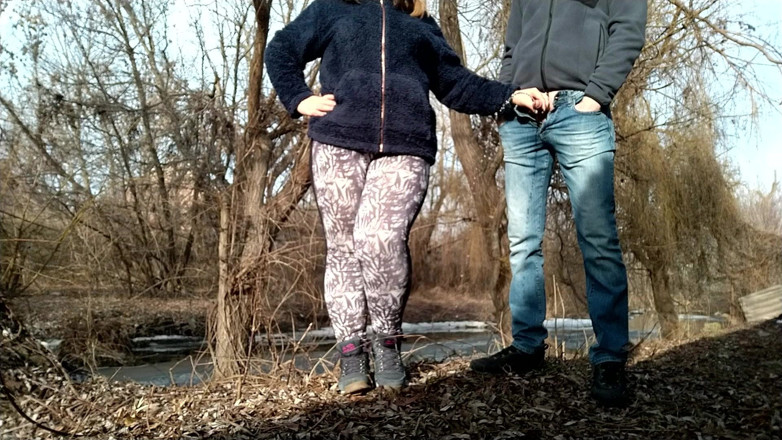 OurFetishLife: Свекровь сосет хуй на природе, как пылесос